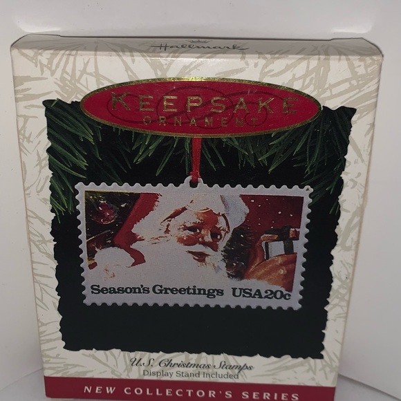 Vintage 1993 Hallmark Keepsake US Christmas Stamps Ornament 1st In Series New. - Picture 4 of 12